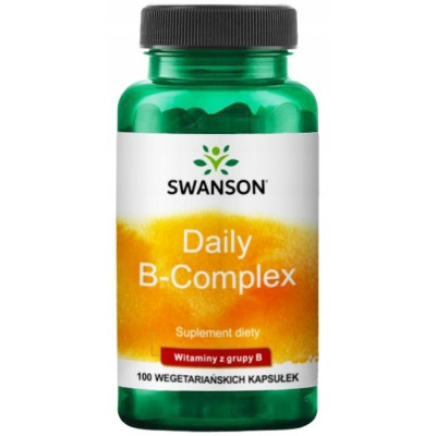 Swanson DAILY B COMPLEX KOMPLEKS WITAMIN Z GRUPY B 100kaps aż na 3 m-ce !!