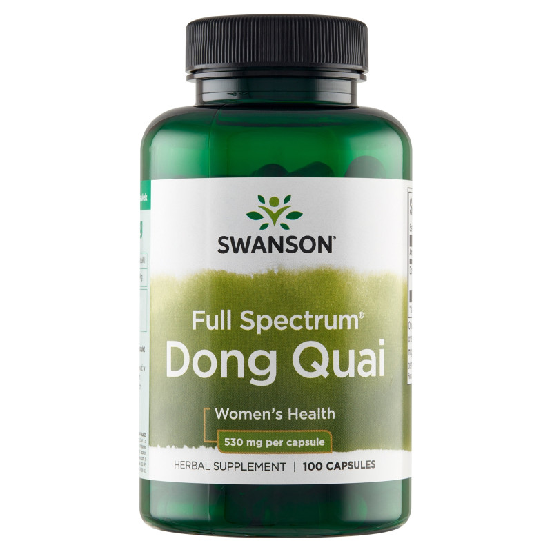 Swanson DONG QUAI 530mg 100kaps DZIĘGIEL CHIŃSKI DAMSKI ŻEŃ-SZEŃ