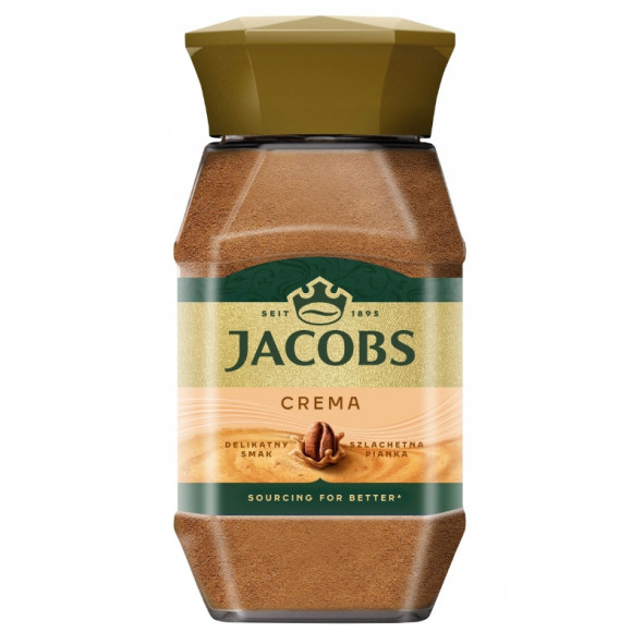 JACOBS CRONAT GOLD CREMA 200g kawa rozpuszczalna słoik DUŻY 0,2KG JACOBS CRONAT GOLD CREMA 200g kawa rozpuszczalna słoik DUŻY 0,2KG