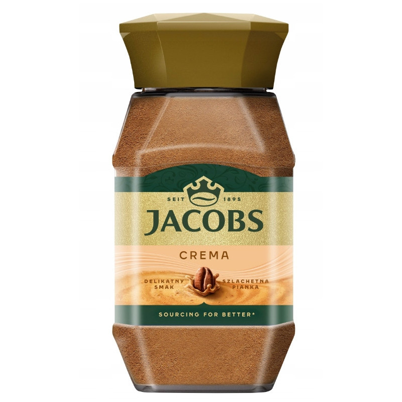 JACOBS CRONAT GOLD CREMA 200g kawa rozpuszczalna słoik DUŻY 0,2KG