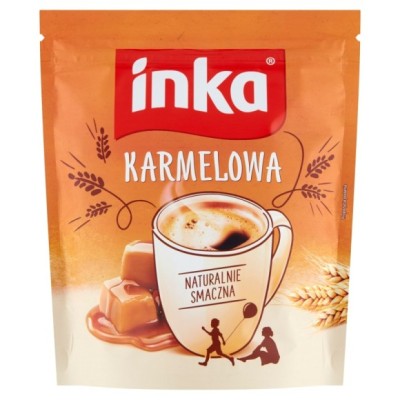 INKA KARMELOWA 200G rozpuszczalna KAWA ZBOŻOWA z KARMELEM