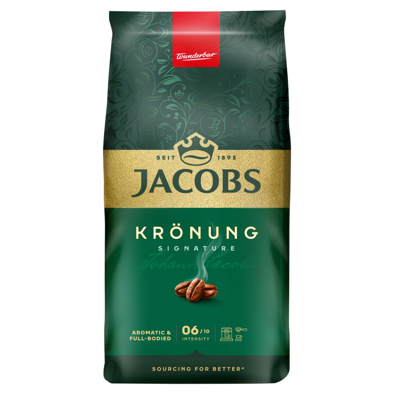 JACOBS KRONUNG - KAWA ZIARNISTA W ZIARNIE 1000g 1KG