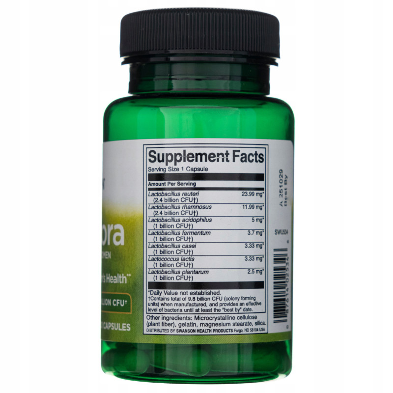 Swanson FEMFLORA 60kaps PROBIOTYK DLA KOBIET PRZEWÓD POKARMOWY & MIKROFLORA