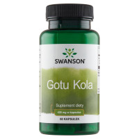 Swanson GOTU KOLA 435mg 60kaps wsparcie PAMIĘĆ FUKCJE POZNAWCZE GOJENIE RAN