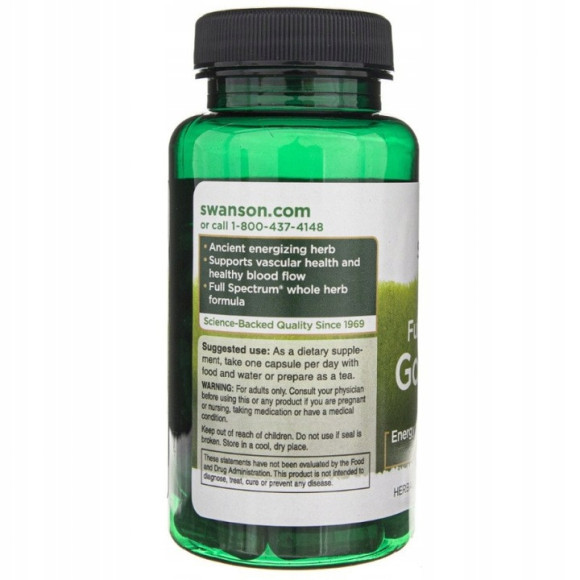 Swanson GOTU KOLA 435mg 60kaps wsparcie PAMIĘĆ FUKCJE POZNAWCZE GOJENIE RAN Swanson GOTU KOLA 435mg 60kaps wsparcie PAMIĘĆ FUKCJE POZNAWCZE GOJENIE RAN