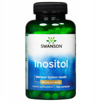 Swanson INOZYTOL 650mg WITAMINA B8 100kaps wsparcie U. NERWOWY SAMOPOCZUCIE