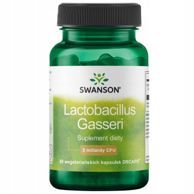 Swanson LACTOBACILLUS GASSERI 60kaps wsparcie: UKŁAD TRAWIENNY & ODPORNOŚĆ