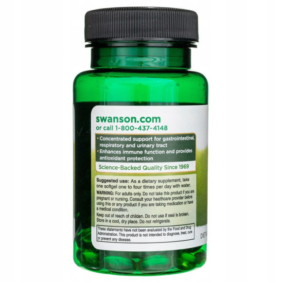 Swanson OREGANO OIL OLEJ Z OREGANO EKSTRAKT 10:1 120kaps wsparcie TRAWIENIE Swanson OREGANO OIL OLEJ Z OREGANO EKSTRAKT 10:1 120kaps wsparcie TRAWIENIE