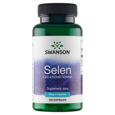 Swanson SELEN SELECT 100mcg 200kaps wsparcie ODPORNOŚĆ REGENERACJA TARCZYCA