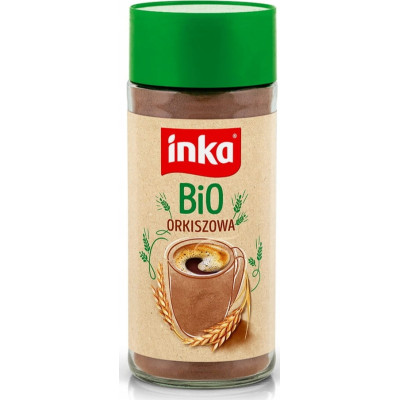 INKA kawa zbożowa BIO ORKISZOWA 100g naturalna słoik bez kofeiny cukru