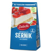 Delecta CIASTO SERNIK NA ZIMNO z mascarpone w 2H! 154g mieszanka