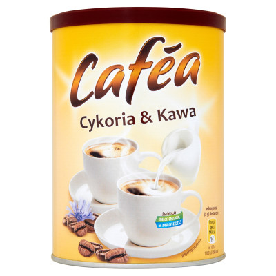 CAFEA Caféa KAWA ROZPUSZCZALNA 100g puszka połączenie kawy i cykorii