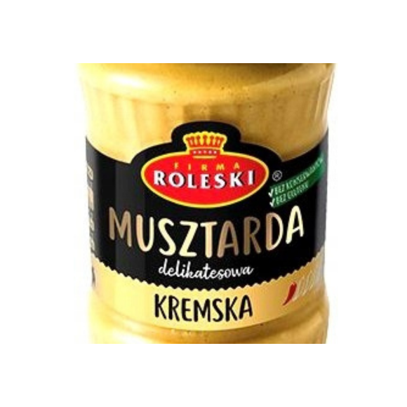 MUSZTARDA ZESTAW mix RÓŻNYCH SMAKÓW bez konserwantów 12szt 2,09KG ROLESKI