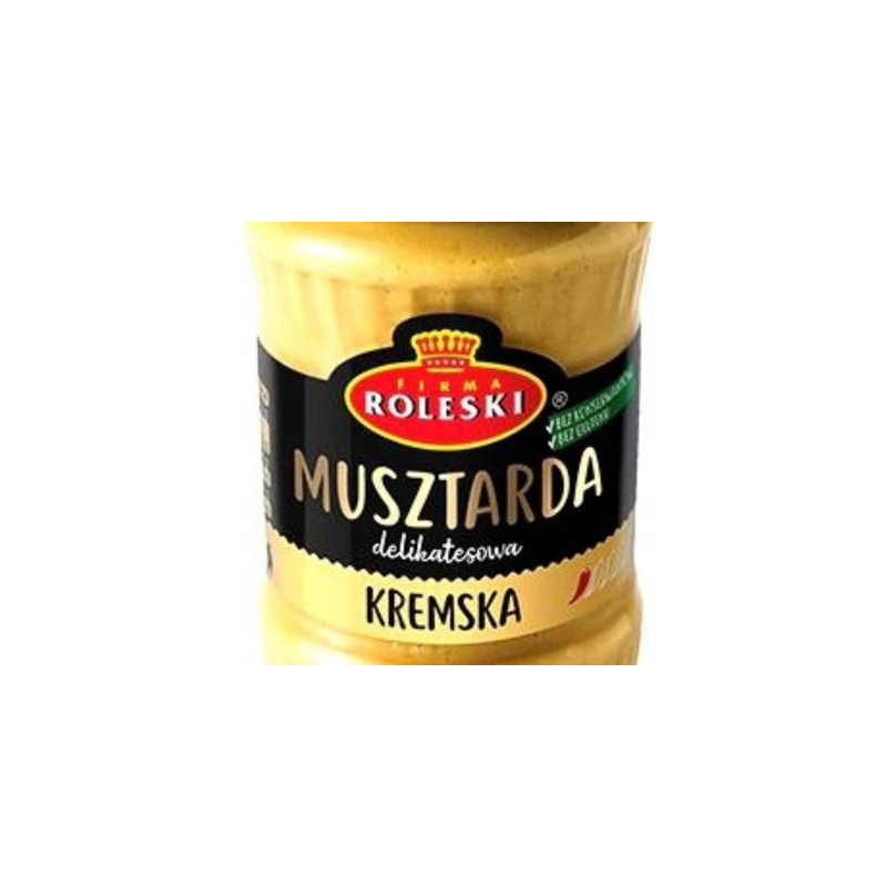 MUSZTARDA ZESTAW mix RÓŻNYCH SMAKÓW bez konserwantów 12szt 2,09KG ROLESKI