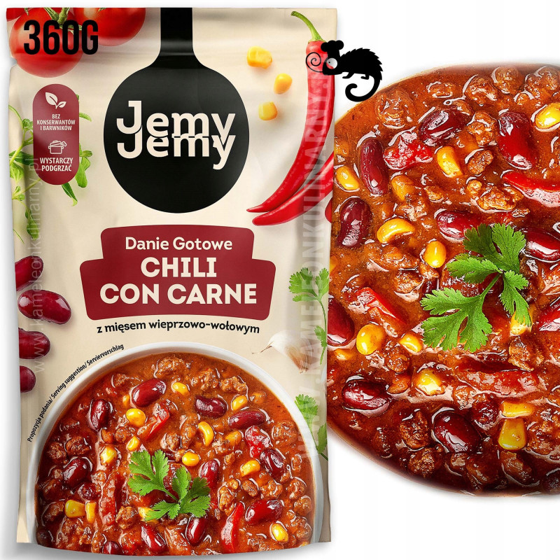 JEMY JEMY CHILI CON CARNE Z MIĘSEM WIEPRZOWO-WOŁOW