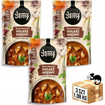 JEMY JEMY GULASZ MIĘSNY Z MIĘSEM WIEPRZOWYM x3