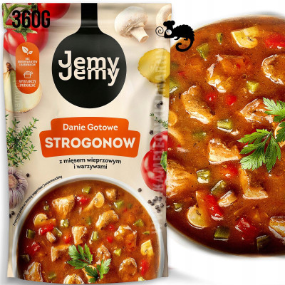 JEMY JEMY STROGONOW Z MIĘSEM