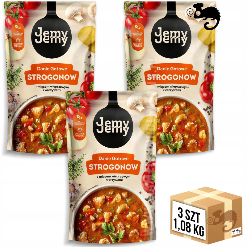 JEMY JEMY GULASZ MIĘSNY Z MIĘSEM WIEPRZOWYM x3