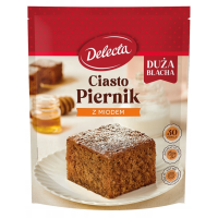 Delecta PIERNIK Z MIODEM DUŻA BLACHA 680g 30 porcji ciasto