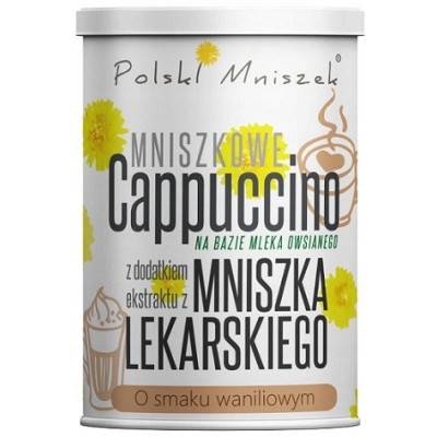CAPPUCCINO MNISZKOWE o smaku WANILIOWYM wanilia 150g Polski Mniszek
