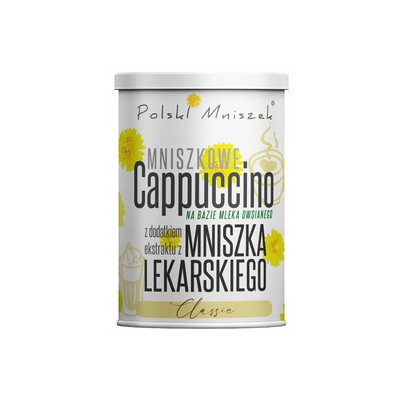 CAPPUCCINO MNISZKOWE CLASSIC 150g na bazie napoju owsianego Polski Mniszek
