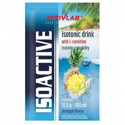 ISOACTIVE Izotonik Activlab ELEKTROLITY smak ANANAS Pineapple 31,5g 1szt