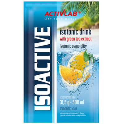ISOACTIVE Izotonik Activlab ELEKTROLITY smak CYTRYNA Lemon 31,5g 1szt