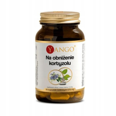 Yango Na obniżenie kortyzolu  90kaps Męczennica Ashwagandha L-teanina Magnez