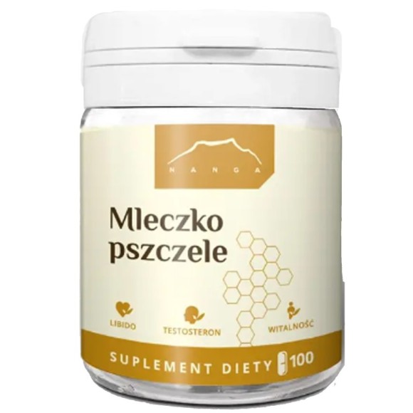 NANGA MLECZKO PSZCZELE 200mg 100kps wsparcie: WITALNOŚĆ