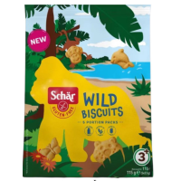 Schar  WILD BISCUITS CIASTECZKA ZWIERZĄTKA BEZGLUTENOWE 115G