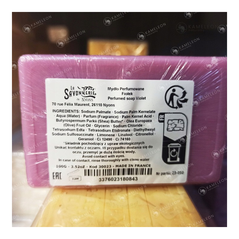 SAVONNERIE de NYONS MYDŁO MARSYLSKIE FIOŁEK 100g