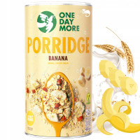 OneDayMore OWSIANKA BANANOWA Porridge 450G tuba BEZ CUKRU z inuliną
