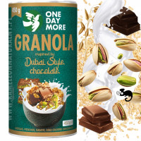 OneDayMore GRANOLA DUBAI STYLE CHOCOLATE Dubajska Czekolada 450g musli tuba