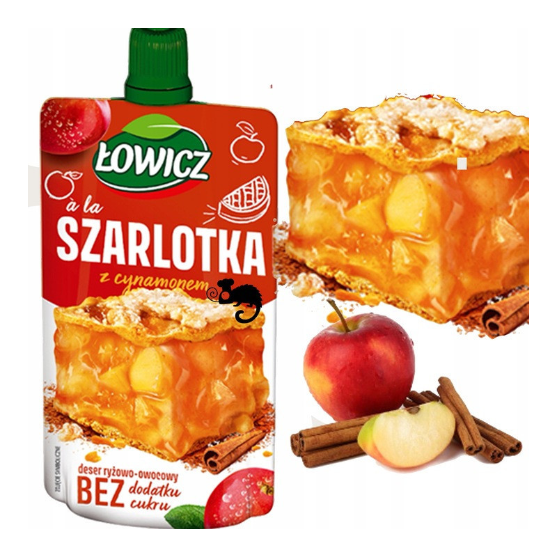 8x ŁOWICZ mus mix CIASTO Z MALIN ŚLIWK SERNIK TARTA SZARLOTKA JAGODZIANKA
