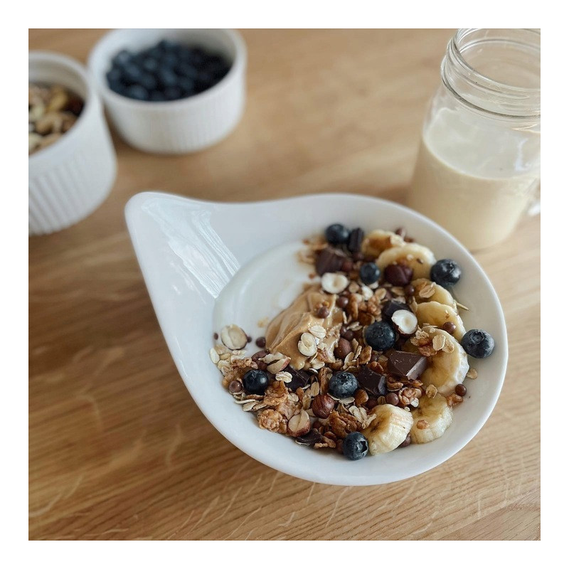 OneDayMore GRANOLA CYNAMONOWA Z ORZECHAMI 450g Migdały + Nerkowce + Laskowe