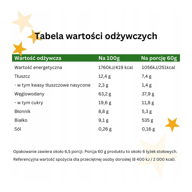 OneDayMore GRANOLA MARCEPANOWA ŚWIĄTECZNA 400g Migdały Marcepan Czekolada