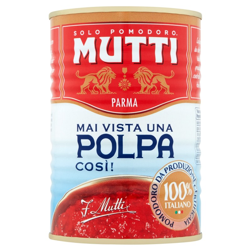 PULPA MUTTI 400g włoskie pomidory drobno krojone bez skórki