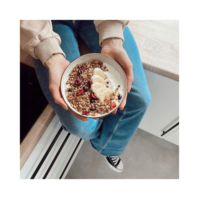 OneDayMore MUESLI BE FIT Sylwetkowe Wiśnia Cynamon 450g Płatki Błonnik vege