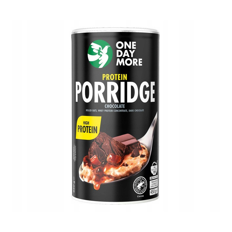OneDayMore PROTEIN PORRIDGE CHOCOLATE Czekoladowa OWSIANKA proteinowa 450g