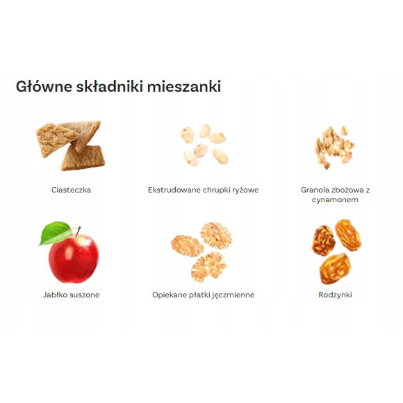 OneDayMore GRANOLA A LA SZARLOTKA CRUNCHY Jabłkowa z cynamonem 400g PYCHA OneDayMore GRANOLA A LA SZARLOTKA CRUNCHY Jabłkowa z cynamonem 400g PYCHA