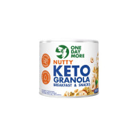 OneDayMore GRANOLA KETO ORZECHOWA 200g Orzechy Ziemne Laskowe BEZ CUKRU