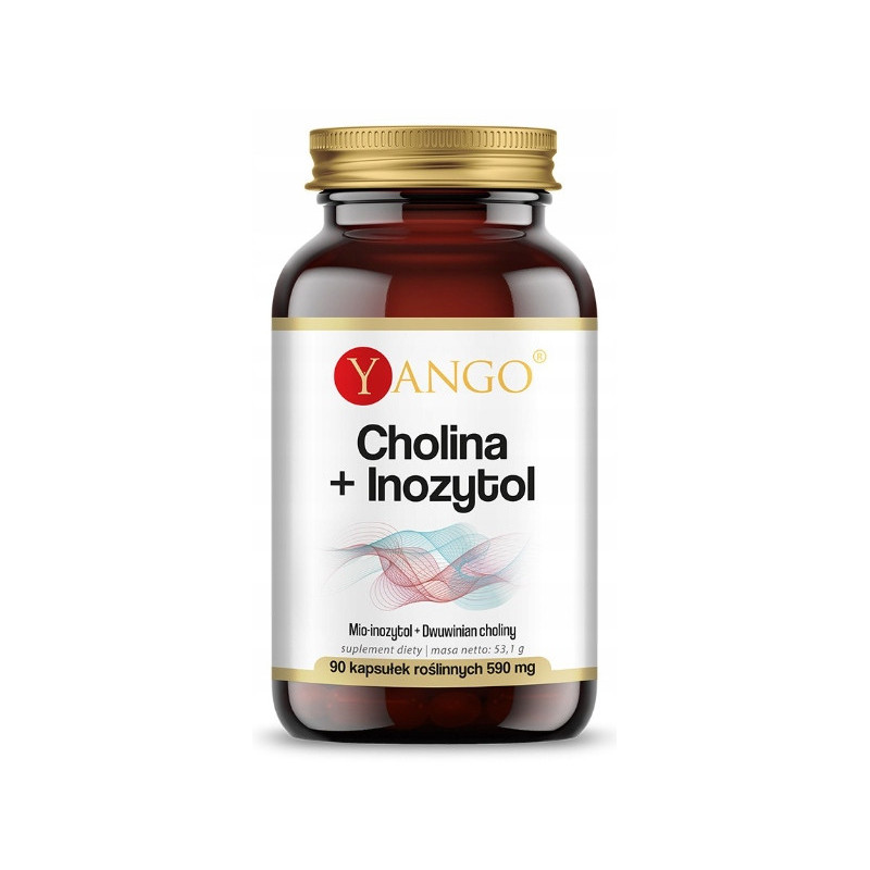 Yango CHOLINA + INOZYTOL 90 kaps wsparcie UKŁAD NERWOWY STRES METABOLIZM