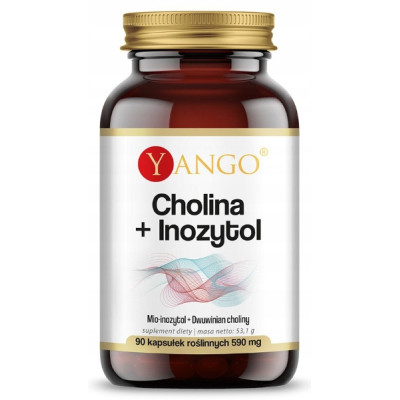 Yango CHOLINA + INOZYTOL 90 kaps wsparcie UKŁAD NERWOWY STRES METABOLIZM