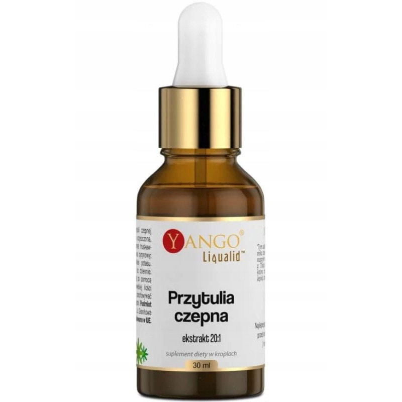 Yango PRZYTULIA CZEPNA 20:1 EKSTRAKT 30ml wsparcie OBRZĘKI LIMFATYCZNE