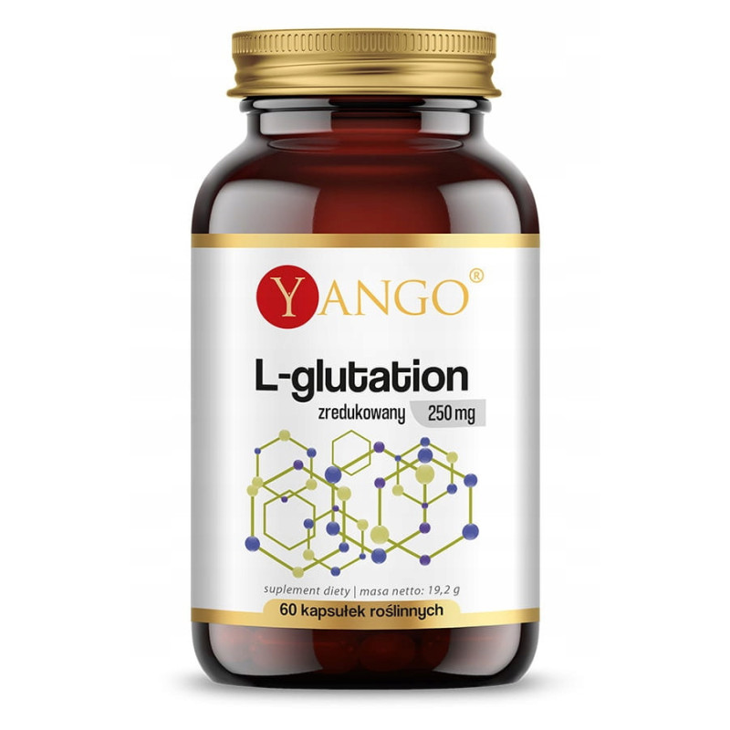 Yango L-GLUTATION ZREDUKOWANY wsparcie ANTYOKSYDACJA ODPORNOŚĆ 250mg 60kaps
