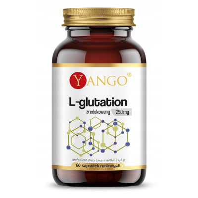 Yango L-GLUTATION ZREDUKOWANY wsparcie ANTYOKSYDACJA ODPORNOŚĆ 250mg 60kaps