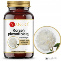 Yango PIWONIA BIAŁA KORZEŃ wsparcie BÓLE MENSTRUACYJNE ROZKURCZOWO 90kaps