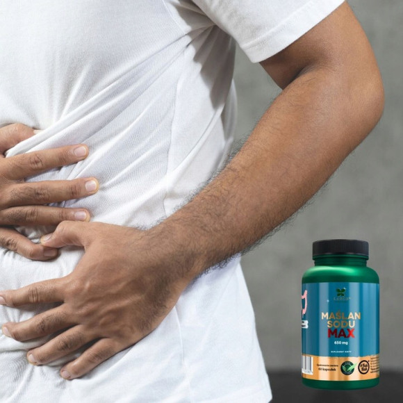 Lanco MAŚLAN SODU MAX 1300mg w porcji 60kaps wparcie: JELITA MIKROFLORA Lanco MAŚLAN SODU MAX 1300mg w porcji 60kaps wparcie: JELITA MIKROFLORA
