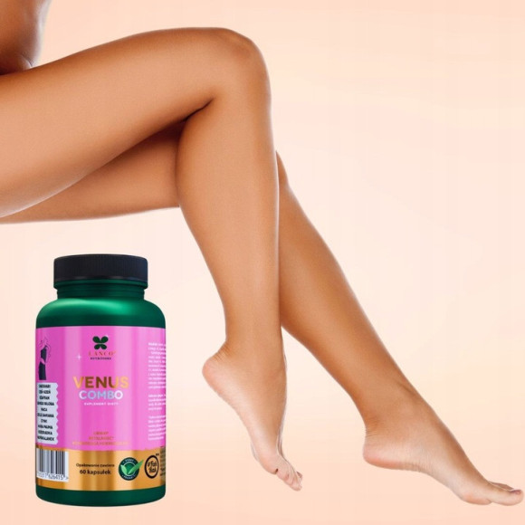 Lanco VENUS COMBO 60kaps wsparcie: KOBIECE LIBIDO PMS RÓWNOWAGA HORMONALNA
