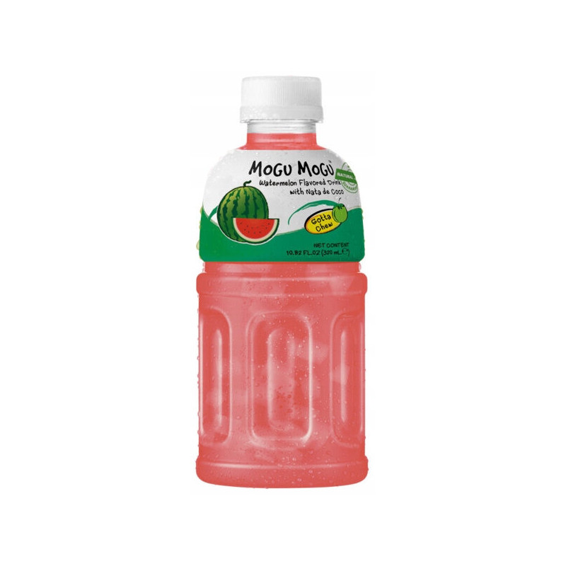 MOGU MOGU napój ARBUZ z nata de coco kawałkami galaretki kokosowej 320ml